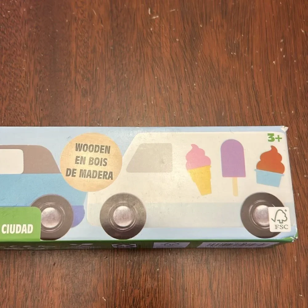 COPY - Melissa & Doug wooden town vehicles Ages 3+ NIB